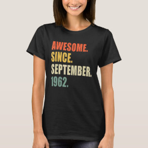 Phantastisch seit September 1962 60 Jahre T-Shirt