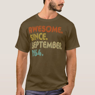 Phantastisch Seit September 1964 Vintag 58. Geburt T-Shirt