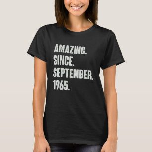 Phantastisch seit September 1965 57 Jahre alt 57. T-Shirt