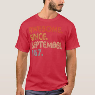 Phantastisch Seit September 1967 Vintag 55. Geburt T-Shirt