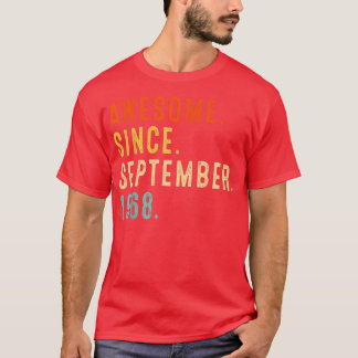 Phantastisch Seit September 1968 Vintag 54. Geburt T-Shirt