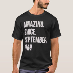 Phantastisch seit September 1969 53 Jahre alt 53. T-Shirt