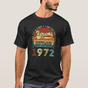 Phantastisch Seit September 1972 50. Geburtstag 50 T-Shirt