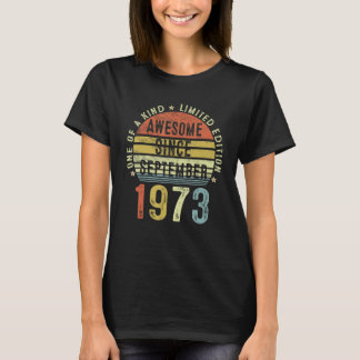 Phantastisch seit September 1973 49 Jahre alt 49. T-Shirt