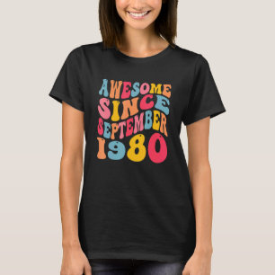 Phantastisch Seit September 1980 42 Jahre Retro 42 T-Shirt