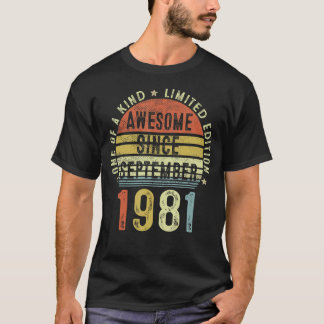 Phantastisch seit September 1981 41 Jahre alt 41. T-Shirt