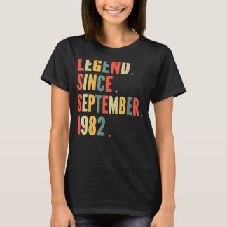 PHANTASTISCH SEIT SEPTEMBER 1982 LEGEND SEIT SEPTE T-Shirt