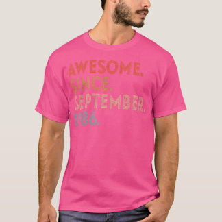 Phantastisch Seit September 1986 Vintag 36. Geburt T-Shirt