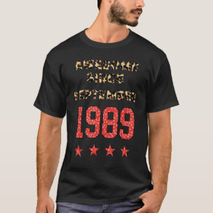 Phantastisch seit September 1989 Leopard 1989 Sept T-Shirt