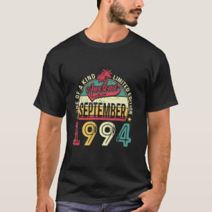 Phantastisch Seit September 1994 30. Geburtstag Re T-Shirt