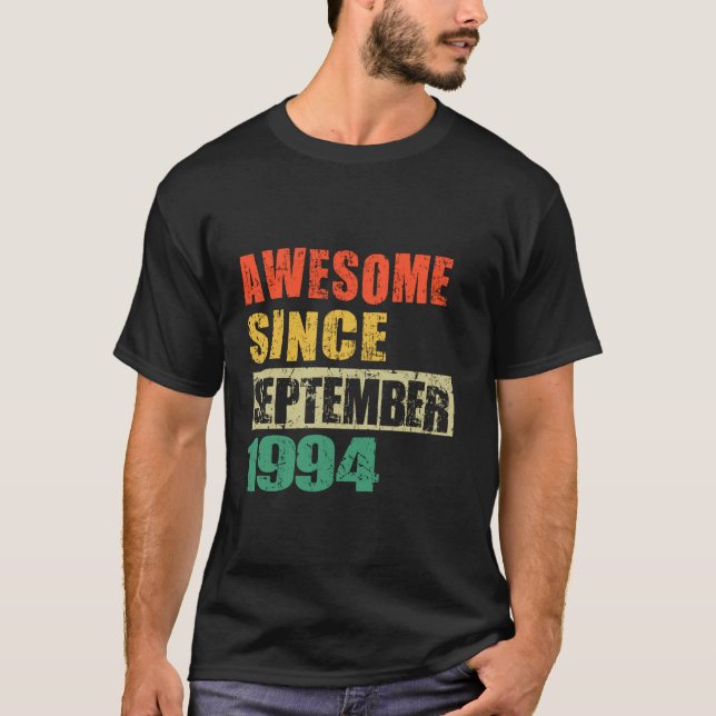 Phantastisch seit September 1994 30 Jahre alt 30.  T-Shirt (Vorderseite)