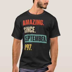 Phantastisch Seit September 1997 50. Geburtstag 26 T-Shirt