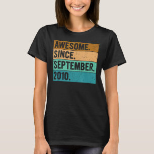 Phantastisch Seit September 2010 12. Geburtstag 12 T-Shirt