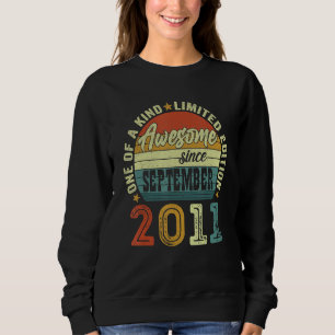 Phantastisch seit September 2011 11 Jahre alt 11. Sweatshirt