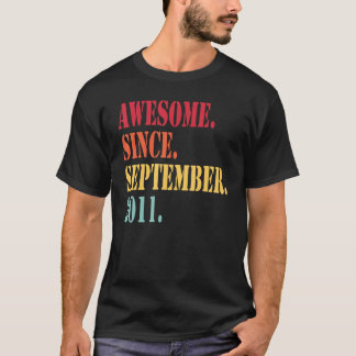 Phantastisch seit September 2011 für 11-jährige T-Shirt