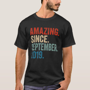 Phantastisch seit September 2019 3. Geburtstag 3 J T-Shirt