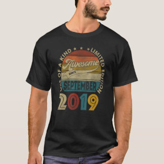 Phantastisch seit September 2019 3 Jahre alt 3. Ge T-Shirt