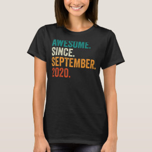 Phantastisch Seit September 2020 2. Geburtstag 2 J T-Shirt