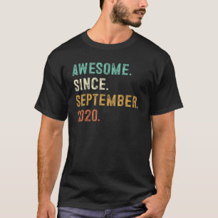 Phantastisch Seit September 2020 2. Geburtstag 2 J T-Shirt