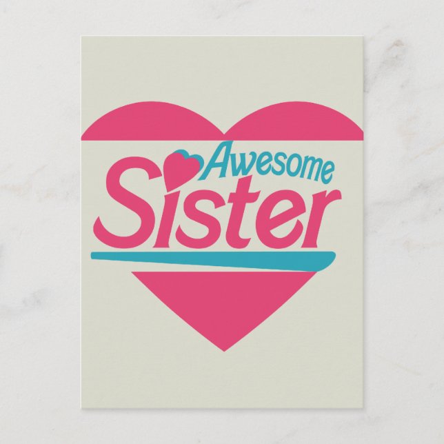 Phantastisch Sister Postkarte (Vorderseite)