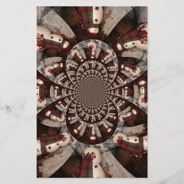 Phantastisch Snowman Briefpapier (Vorderseite)