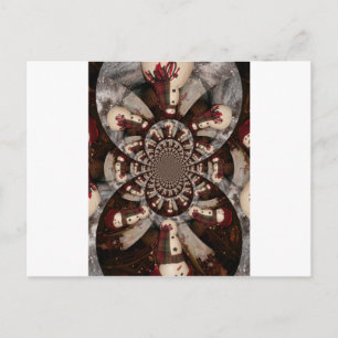 Phantastisch Snowman Postkarte