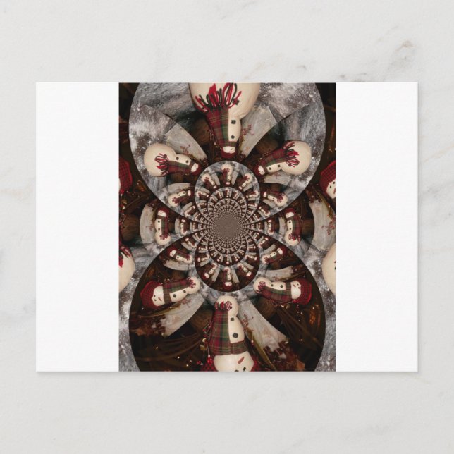 Phantastisch Snowman Postkarte (Vorderseite)