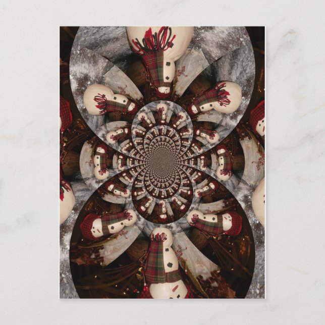 Phantastisch Snowman Postkarte (Vorderseite)