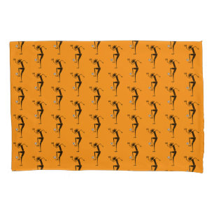 Phantastisch Soccer Silhouette Orange Kissenbezug