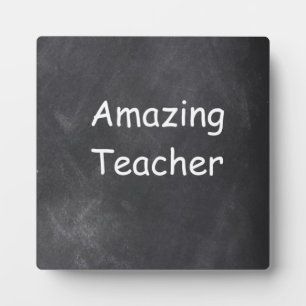 Phantastisch Teacher Chalkboard Design Geschenk Id Fotoplatte