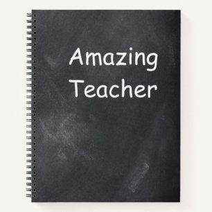 Phantastisch Teacher Chalkboard Design Geschenk Id Notizbuch