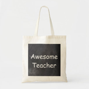Phantastisch Teacher Chalkboard Design-Geschenk Tragetasche