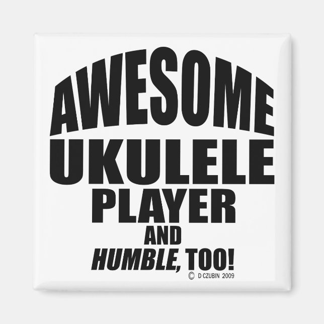Phantastisch Ukulele Player Magnet (Vorne)