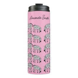 Phantastisch und glücklich Kenyan Zenbras Thermosbecher