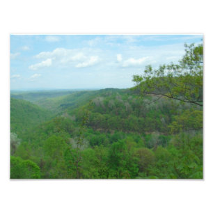 Phantastisch West Virginia Mountain View Fotodruck