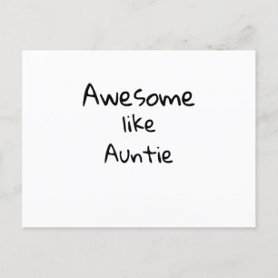 Phantastisch wie Auntie Postkarte