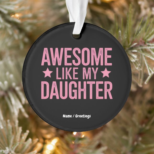 Phantastisch wie ein Geschenk meines Vaters Ornament (Baum)