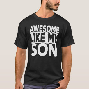 Phantastisch wie mein Sohn Vater Joke Daddy Papa V T-Shirt