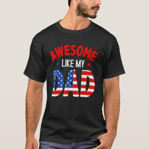 Phantastisch wie mein Vater mit Fahne für Vater Mä T-Shirt