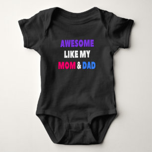 Phantastisch Wie meine Mama und Vater niedlicher S Baby Strampler