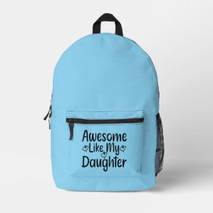 Phantastisch wie meine Tochter Bedruckter Rucksack