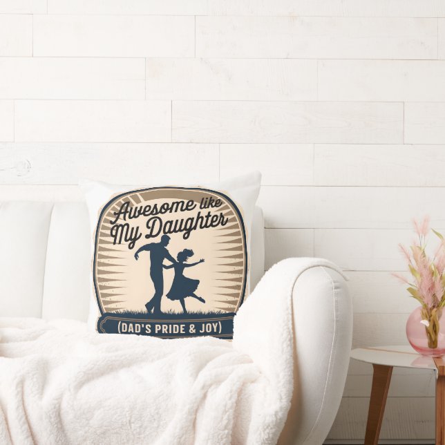 Phantastisch wie meine Tochter - Vater & Girl Lieb Kissen (Liege)