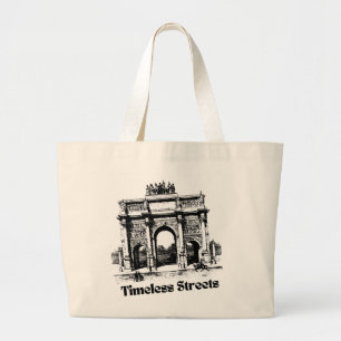Phantastisch zeitlose Straßen Handtasche für Sie Jumbo Stoffbeutel