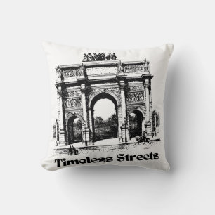Phantastisch zeitlose Straßen Handtasche für Sie Kissen