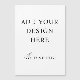 Phantastische 5 x 7 Magnetkarte Einladung unbedruc