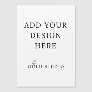 Phantastische 5 x 7 Magnetkarte Einladung unbedruc