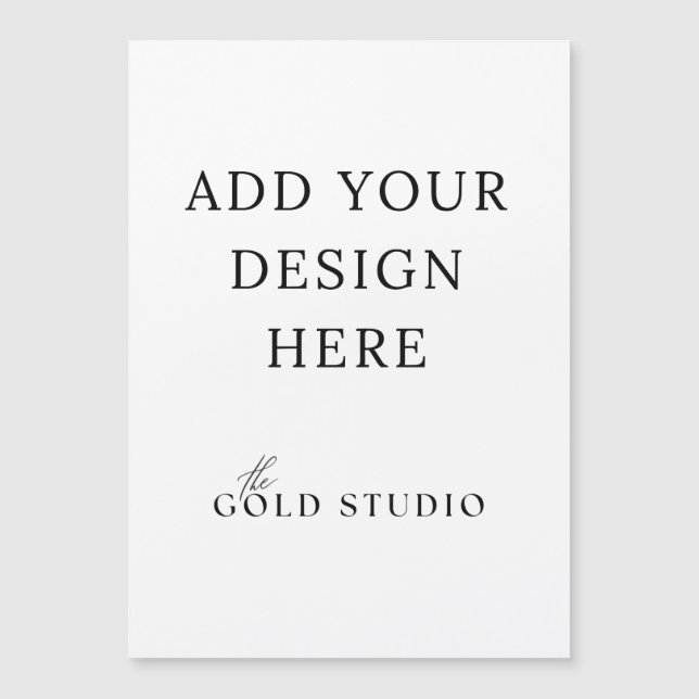 Phantastische 5 x 7 Magnetkarte Einladung unbedruc (Vorderseite)