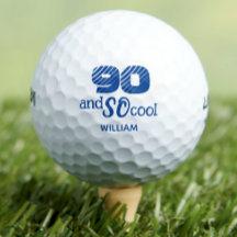 Phantastische 90. Geburtstagsgolfbälle 90 Jahre Pa
