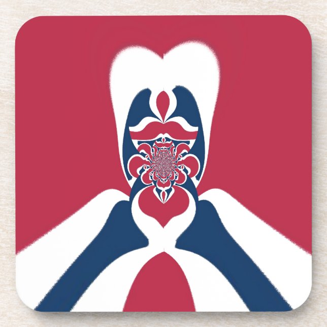 Phantastische Abstrakte E.T. Art Print Getränkeuntersetzer (Vorderseite)