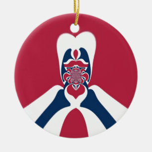 Phantastische Abstrakte E.T. Art Print Keramik Ornament